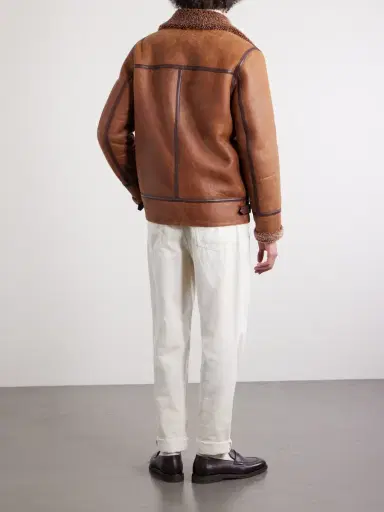 Brunello Cucinelli Shearling Jacket - Men | Thumbnail 4 Brunello Cucinelli Shearling Jacket - Men | Thumbnail 4