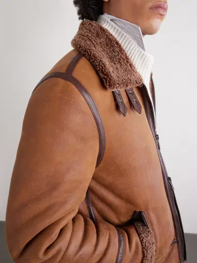 Brunello Cucinelli Shearling Jacket - Men | Thumbnail 6 Brunello Cucinelli Shearling Jacket - Men | Thumbnail 6