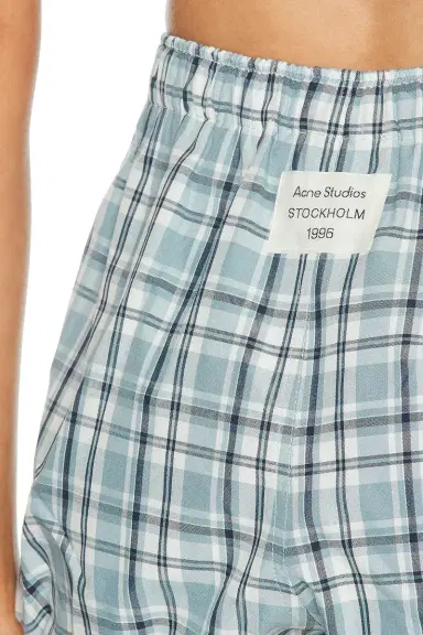 Acne Studios Pebby Plaid Short | Thumbnail 6 Acne Studios Pebby Plaid Short | Thumbnail 6