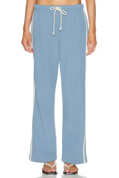 DONNI. The Eco Terry Stripe Crop Pant | Thumbnail 2 DONNI. The Eco Terry Stripe Crop Pant | Thumbnail 2