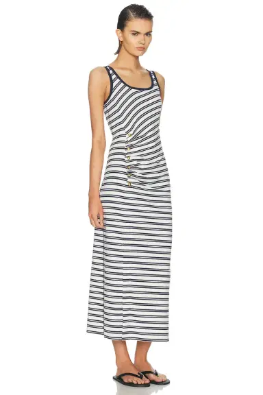 Simkhai Becker Midi Dress | Thumbnail 2 Simkhai Becker Midi Dress | Thumbnail 2