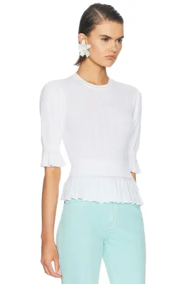 Chloé Pointelle Sweater | Thumbnail 2 Chloé Pointelle Sweater | Thumbnail 2