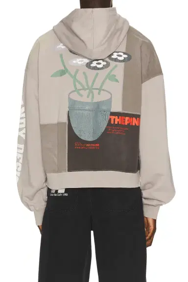 VANDYTHEPINK Paneled Zip Up Hoodie | Thumbnail 4 VANDYTHEPINK Paneled Zip Up Hoodie | Thumbnail 4
