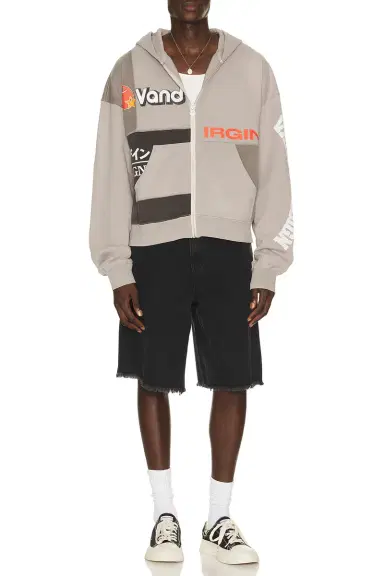 VANDYTHEPINK Paneled Zip Up Hoodie | Thumbnail 5 VANDYTHEPINK Paneled Zip Up Hoodie | Thumbnail 5