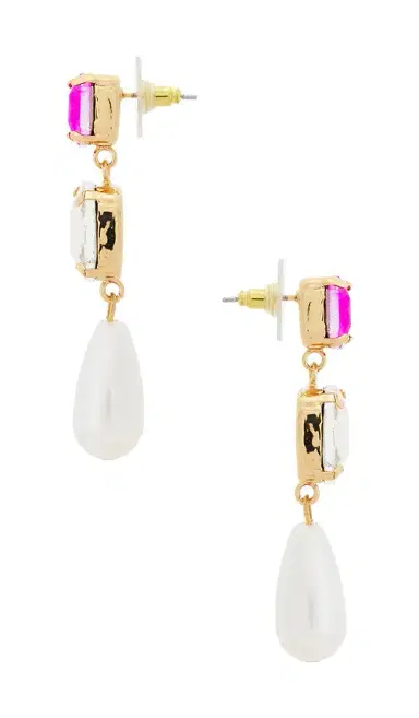 petit moments Alexis Pearl Drop Earrings | Thumbnail 2 petit moments Alexis Pearl Drop Earrings | Thumbnail 2