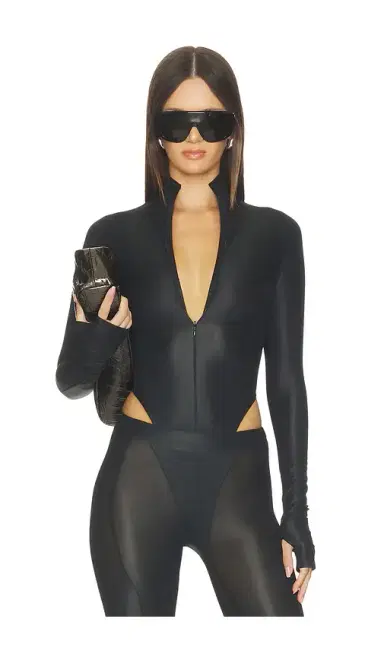 LaQuan Smith Long Sleeve Bodysuit | Thumbnail 1 LaQuan Smith Long Sleeve Bodysuit | Thumbnail 1