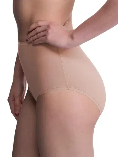 Natori Women's Bliss Bare Cotton High Waist Brief - Cafe | Thumbnail 4 Natori Women's Bliss Bare Cotton High Waist Brief - Cafe | Thumbnail 4