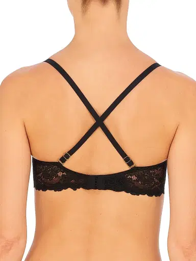 Natori Women's Heavenly Lace Convertible Balconette Bra - Black - Size 38C | Thumbnail 4 Natori Women's Heavenly Lace Convertible Balconette Bra - Black - Size 38C | Thumbnail 4