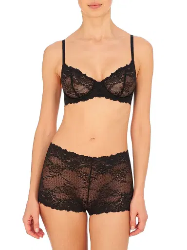 Natori Women's Heavenly Lace Convertible Balconette Bra - Black - Size 38C | Thumbnail 7 Natori Women's Heavenly Lace Convertible Balconette Bra - Black - Size 38C | Thumbnail 7