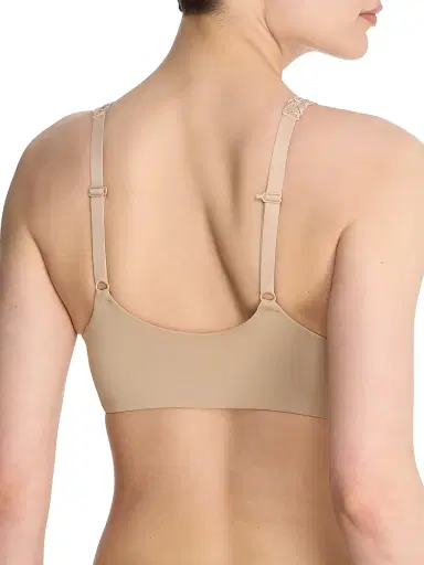 Natori Women's Pure Luxe Convertible Front Close T-Shirt Bra - Cafe - Size 36B | Thumbnail 3 Natori Women's Pure Luxe Convertible Front Close T-Shirt Bra - Cafe - Size 36B | Thumbnail 3