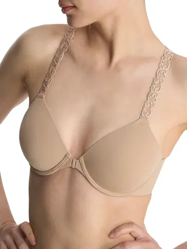 Natori Women's Pure Luxe Convertible Front Close T-Shirt Bra - Cafe - Size 36B | Thumbnail 5 Natori Women's Pure Luxe Convertible Front Close T-Shirt Bra - Cafe - Size 36B | Thumbnail 5