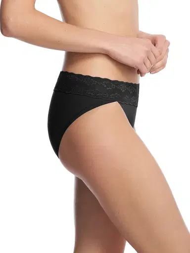 Natori Women's Bliss Perfection One Size French Cut Brief 3-Pack - Black | Thumbnail 3 Natori Women's Bliss Perfection One Size French Cut Brief 3-Pack - Black | Thumbnail 3
