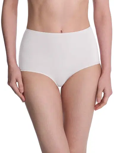Natori Women's Bliss Bare Cotton High Waist Brief - White | Thumbnail 1 Natori Women's Bliss Bare Cotton High Waist Brief - White | Thumbnail 1