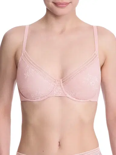 Natori Women's Love Lace Unlined Back Smoothing T-Shirt Bra - Pink Pearl - Size 34DDD | Thumbnail 1 Natori Women's Love Lace Unlined Back Smoothing T-Shirt Bra - Pink Pearl - Size 34DDD | Thumbnail 1