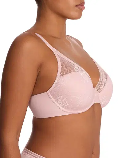 Natori Women's Love Lace Full Coverage Plunge T-Shirt Bra - Warm White - Size 34H | Thumbnail 2 Natori Women's Love Lace Full Coverage Plunge T-Shirt Bra - Warm White - Size 34H | Thumbnail 2