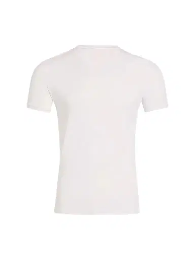 Commando Men's Premier Stretch-Cotton V-Neck Undershirt - White | Thumbnail 1 Commando Men's Premier Stretch-Cotton V-Neck Undershirt - White | Thumbnail 1