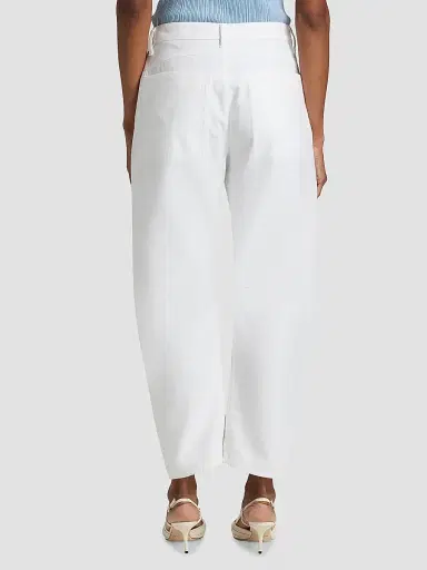 rag & bone Women's Stevie Utility Tapered Cotton Pants - White - Size 33 | Thumbnail 5 rag & bone Women's Stevie Utility Tapered Cotton Pants - White - Size 33 | Thumbnail 5