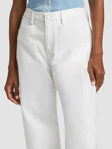 rag & bone Women's Stevie Utility Tapered Cotton Pants - White - Size 33 | Thumbnail 6 rag & bone Women's Stevie Utility Tapered Cotton Pants - White - Size 33 | Thumbnail 6
