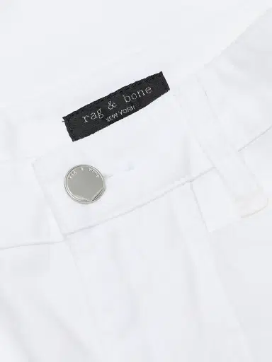 rag & bone Women's Stevie Utility Tapered Cotton Pants - White - Size 33 | Thumbnail 7 rag & bone Women's Stevie Utility Tapered Cotton Pants - White - Size 33 | Thumbnail 7
