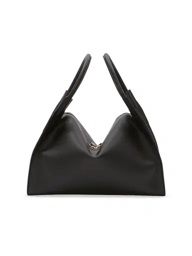 Victoria Beckham Women's Plie Leather Top Handle Bag | Thumbnail 2 Victoria Beckham Women's Plie Leather Top Handle Bag | Thumbnail 2