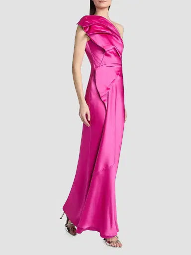 ACLER Women's Werona One-Shoulder Satin Gown | Thumbnail 2 ACLER Women's Werona One-Shoulder Satin Gown | Thumbnail 2
