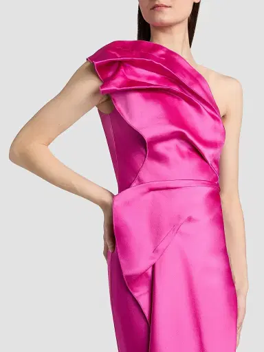 ACLER Women's Werona One-Shoulder Satin Gown | Thumbnail 6 ACLER Women's Werona One-Shoulder Satin Gown | Thumbnail 6