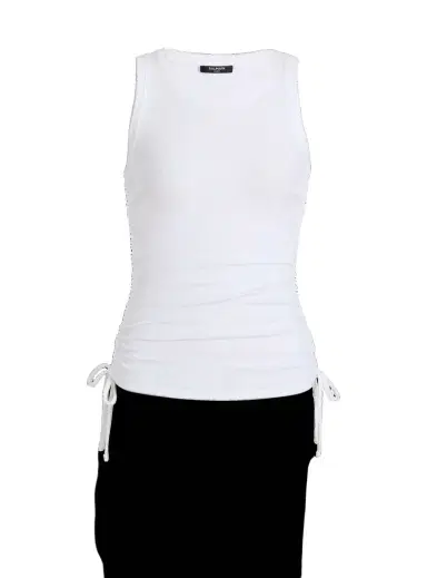 Balmain Draped tank top | Thumbnail 1 Balmain Draped tank top | Thumbnail 1