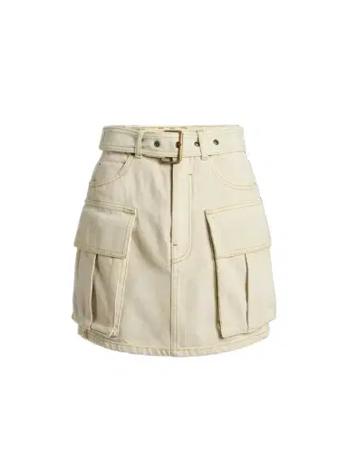 Balmain Faded denim skirt | Thumbnail 1 Balmain Faded denim skirt | Thumbnail 1