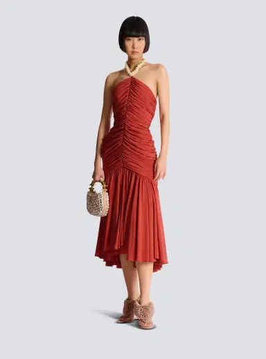 Balmain Crepe shell dress | Thumbnail 2 Balmain Crepe shell dress | Thumbnail 2