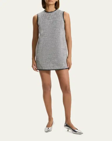 Theory Tweed Canvas Sleeveless Mini Dress | Thumbnail 2 Theory Tweed Canvas Sleeveless Mini Dress | Thumbnail 2