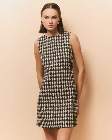 ALICE + OLIVIA Clyde A-Line Shift Dress | Thumbnail 4 ALICE + OLIVIA Clyde A-Line Shift Dress | Thumbnail 4