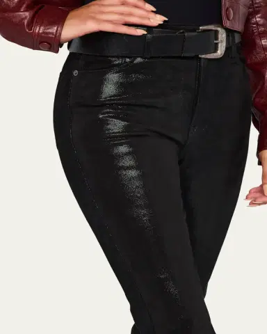 FRAME Le Crop Mini Boot Leather Pants | Thumbnail 5 FRAME Le Crop Mini Boot Leather Pants | Thumbnail 5