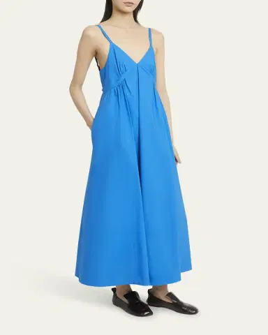 Proenza Schouler White Label Barker Sleeveless Stretch Poplin Dress | Thumbnail 4 Proenza Schouler White Label Barker Sleeveless Stretch Poplin Dress | Thumbnail 4