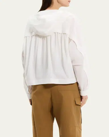 Theory Gathered Hooded Jacket | Thumbnail 3 Theory Gathered Hooded Jacket | Thumbnail 3