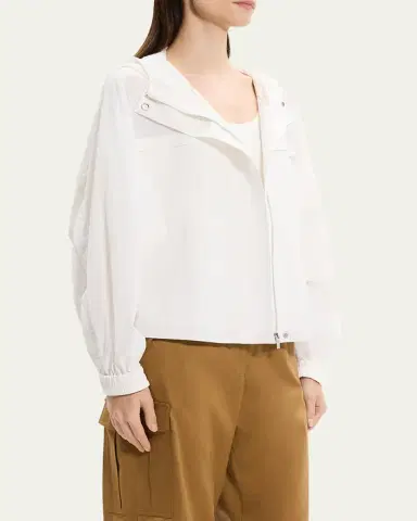 Theory Gathered Hooded Jacket | Thumbnail 4 Theory Gathered Hooded Jacket | Thumbnail 4