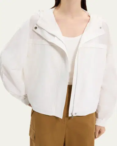 Theory Gathered Hooded Jacket | Thumbnail 5 Theory Gathered Hooded Jacket | Thumbnail 5