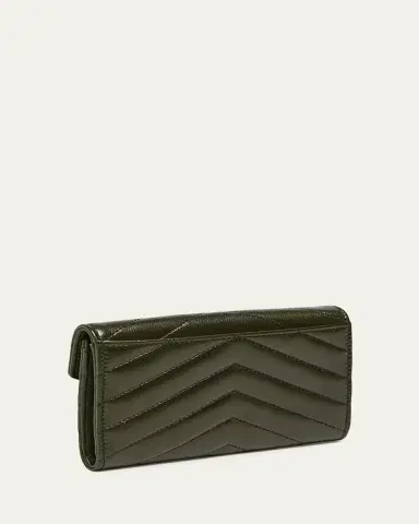 Saint Laurent YSL Monogram Small Flap Wallet in Smooth Leather | Thumbnail 7 Saint Laurent YSL Monogram Small Flap Wallet in Smooth Leather | Thumbnail 7