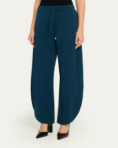 ALAÏA High-Rise Wide-Leg Petal Joggers | Thumbnail 4 ALAÏA High-Rise Wide-Leg Petal Joggers | Thumbnail 4