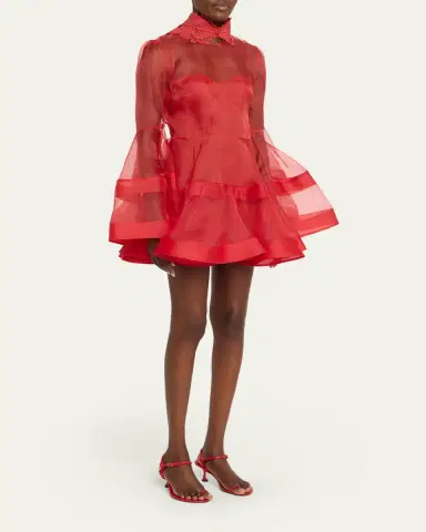 Zimmermann Rebellion Lantern Mini Dress | Thumbnail 4 Zimmermann Rebellion Lantern Mini Dress | Thumbnail 4
