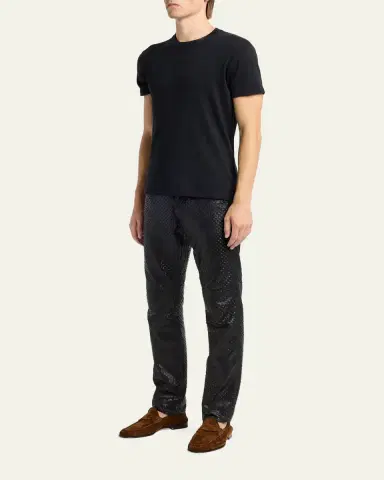 Tom Ford Men's Ripley Suede Twist-Strap Loafers | Thumbnail 7 Tom Ford Men's Ripley Suede Twist-Strap Loafers | Thumbnail 7