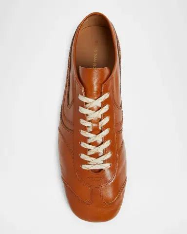 Dries Van Noten Men's Destin Mixed Leather Retro Sneakers | Thumbnail 5 Dries Van Noten Men's Destin Mixed Leather Retro Sneakers | Thumbnail 5