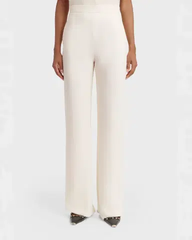Valentino Garavani Silk Straight Trousers | Thumbnail 3 Valentino Garavani Silk Straight Trousers | Thumbnail 3
