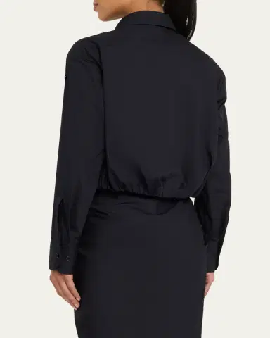 A.L.C. Leo Twist-Front Poplin Top | Thumbnail 3 A.L.C. Leo Twist-Front Poplin Top | Thumbnail 3