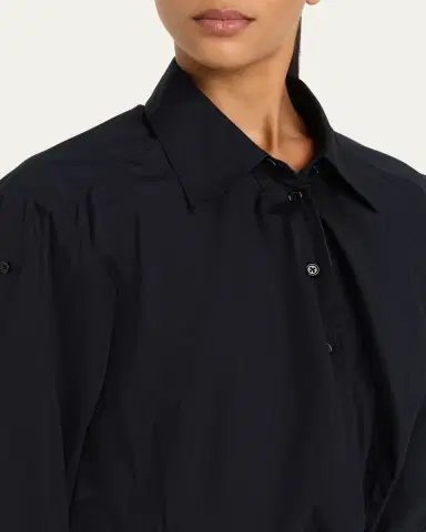 A.L.C. Leo Twist-Front Poplin Top | Thumbnail 5 A.L.C. Leo Twist-Front Poplin Top | Thumbnail 5