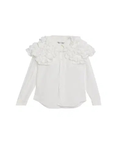 Comme des Garçons Comme des Garçons Ruffled Button-Front Blouse | Thumbnail 1 Comme des Garçons Comme des Garçons Ruffled Button-Front Blouse | Thumbnail 1