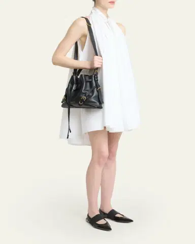 Givenchy Voyou Small Buckle Shoulder Bag in Leather | Thumbnail 5 Givenchy Voyou Small Buckle Shoulder Bag in Leather | Thumbnail 5