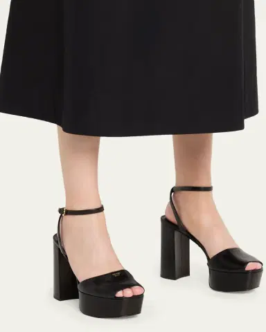 Prada 115mm Nappa Leather Platform Sandals | Thumbnail 2 Prada 115mm Nappa Leather Platform Sandals | Thumbnail 2