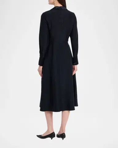 Jason Wu Collection Washed Twill Layered Midi Shirtdress | Thumbnail 2 Jason Wu Collection Washed Twill Layered Midi Shirtdress | Thumbnail 2