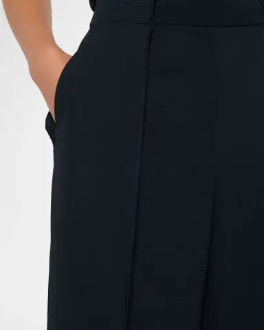 Jason Wu Collection Asymmetric Pleat Straight-Leg Cady Trousers | Thumbnail 4 Jason Wu Collection Asymmetric Pleat Straight-Leg Cady Trousers | Thumbnail 4