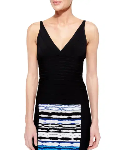 Diane von Furstenberg Zella Striped Twist-Front Plunging Midi Dress | Thumbnail 7 Diane von Furstenberg Zella Striped Twist-Front Plunging Midi Dress | Thumbnail 7